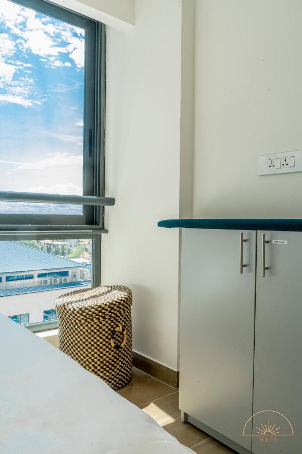 Solea 1 Bedroom Apartment - Central, Comfortable, Cozy, Balcony, Pool, Gym Accra Kültér fotó
