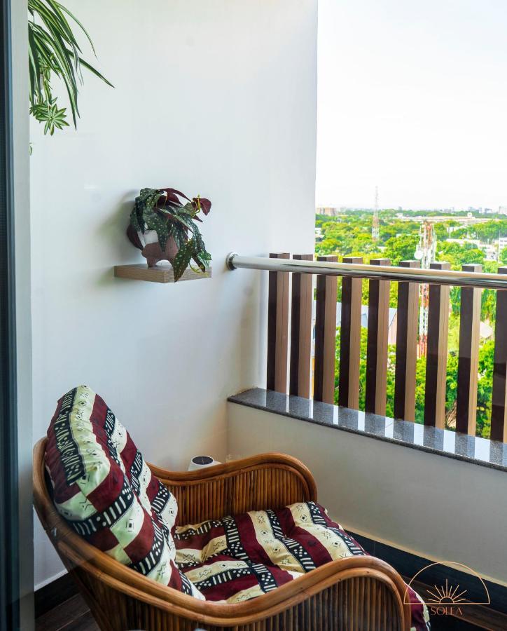 Solea 1 Bedroom Apartment - Central, Comfortable, Cozy, Balcony, Pool, Gym Accra Kültér fotó
